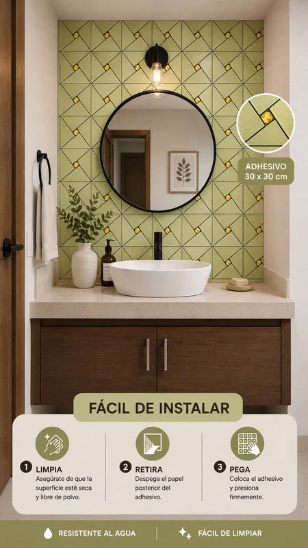 Mosaico adhesivo