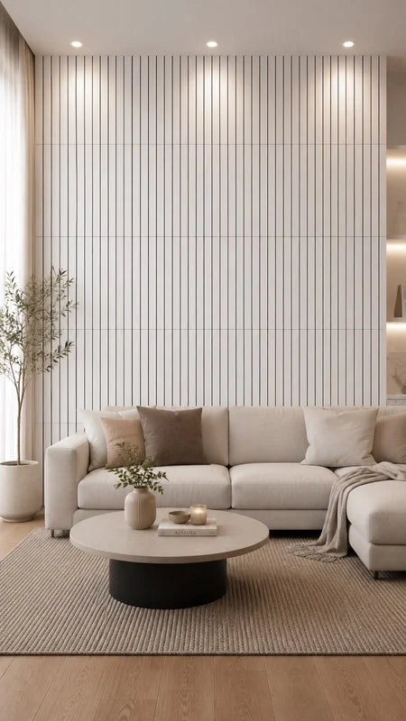 Panel adhesivo tipo WPC 60 × 60 cm