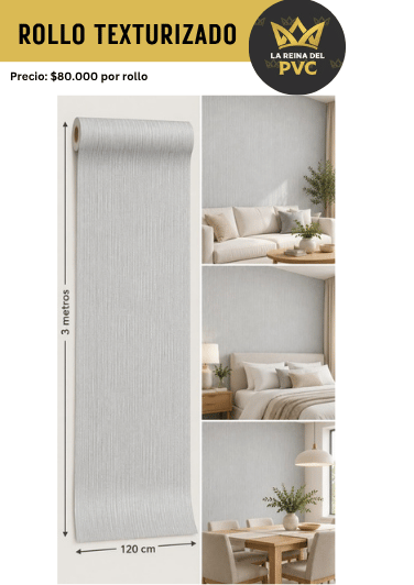 Papel Adhesivo Texturizado Gris Claro Líneas Verticales